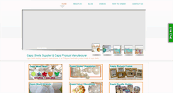 Desktop Screenshot of capizshells.com