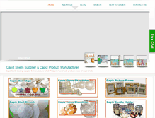 Tablet Screenshot of capizshells.com